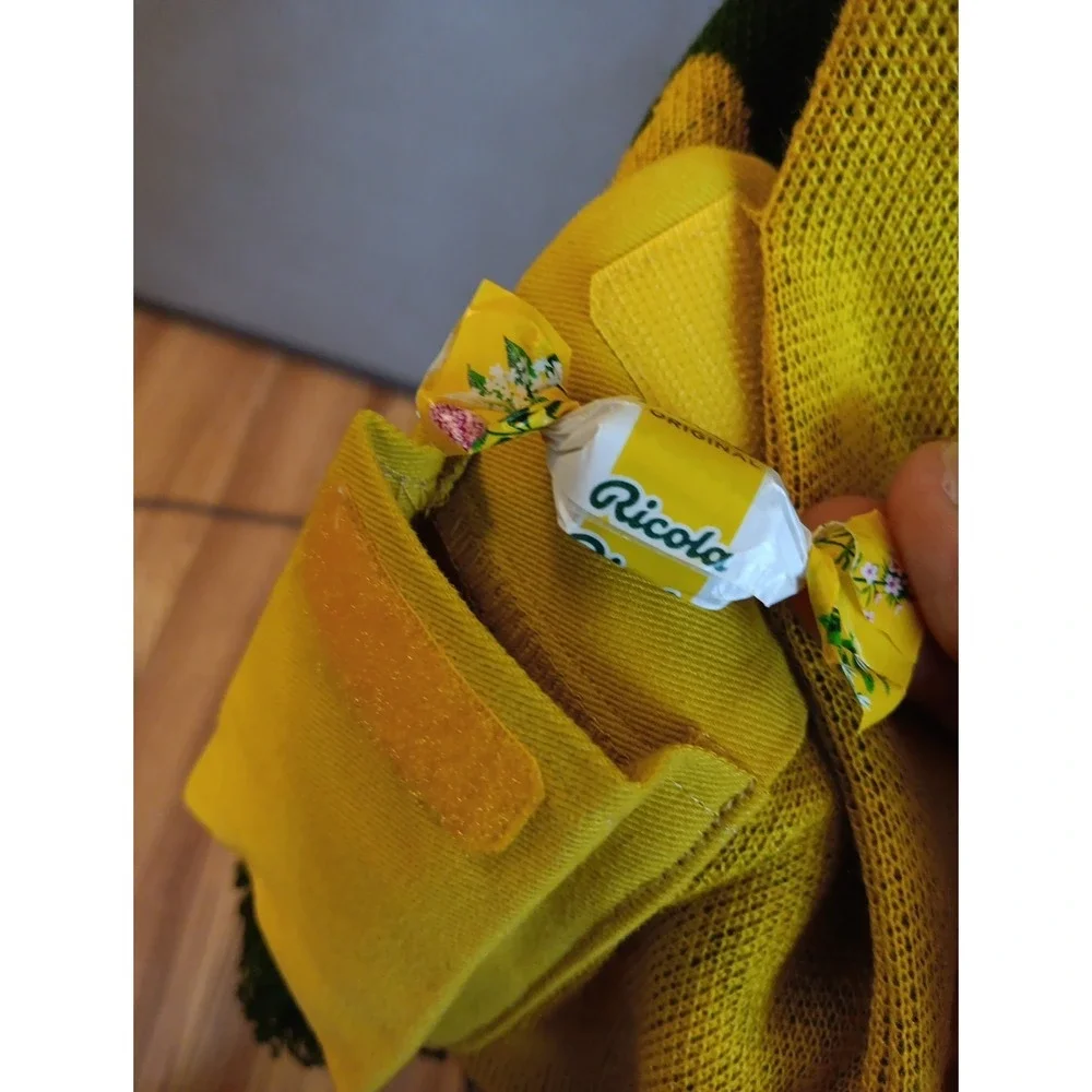 Ricola Scented Scarf Peppermint Green w Yellow Lettering '25 Limited Edition New